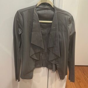 Zara Grey Women's faux leather/suede Jacket by Zara
